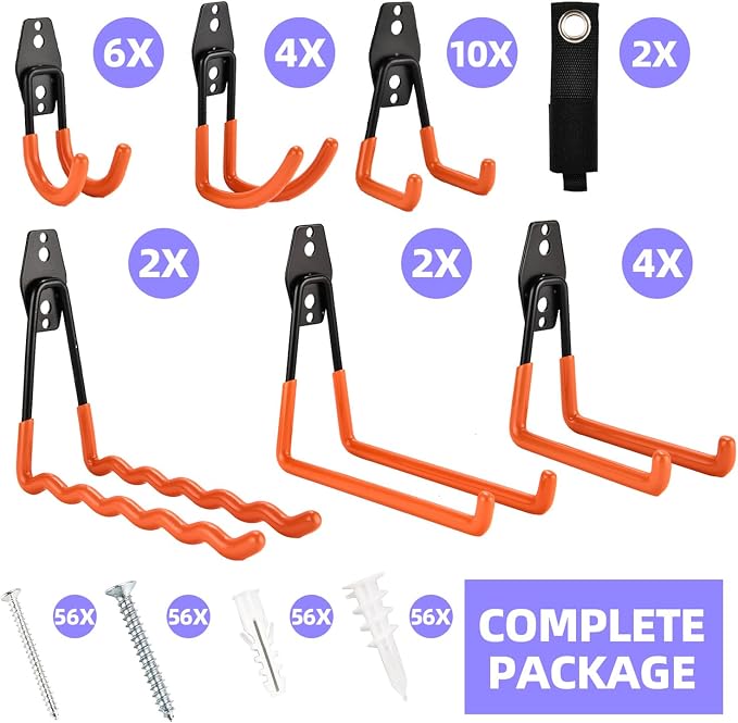 30 Pack Heavy Duty Steel Storage Hooks - Image 4