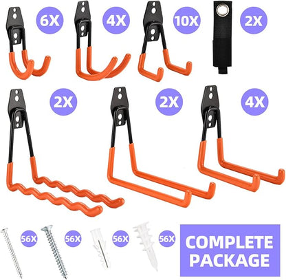 30 Pack Heavy Duty Steel Storage Hooks - Image 4