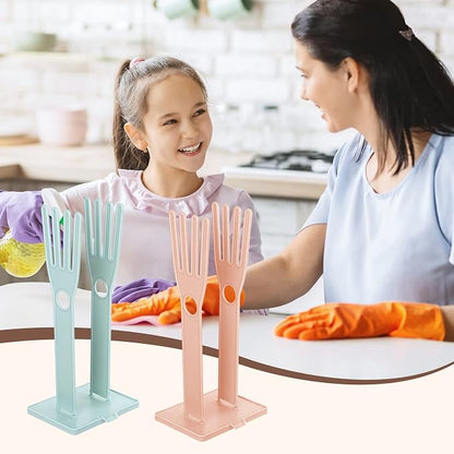 Nuenen 2 Pieces Kitchen Glove Holder Glove Drying Rack Dryer Plastic Mitten - Image 5