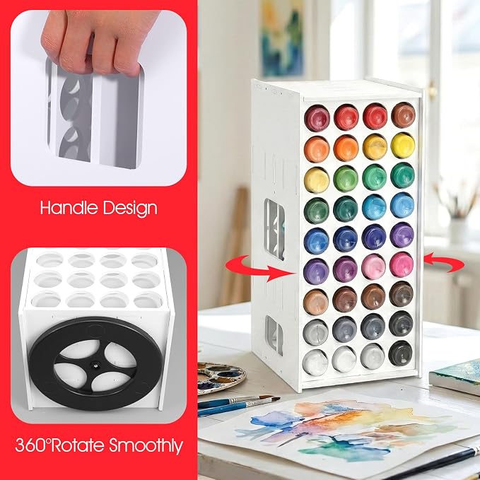 Craft Paint Organizer and Storage Rack - Image 4