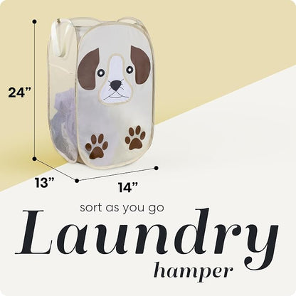 Handy Laundry Collapsible Mesh Pop-Up Hamper - Image 2