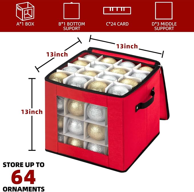 inin Christmas Ornament Storage Box - Image 2