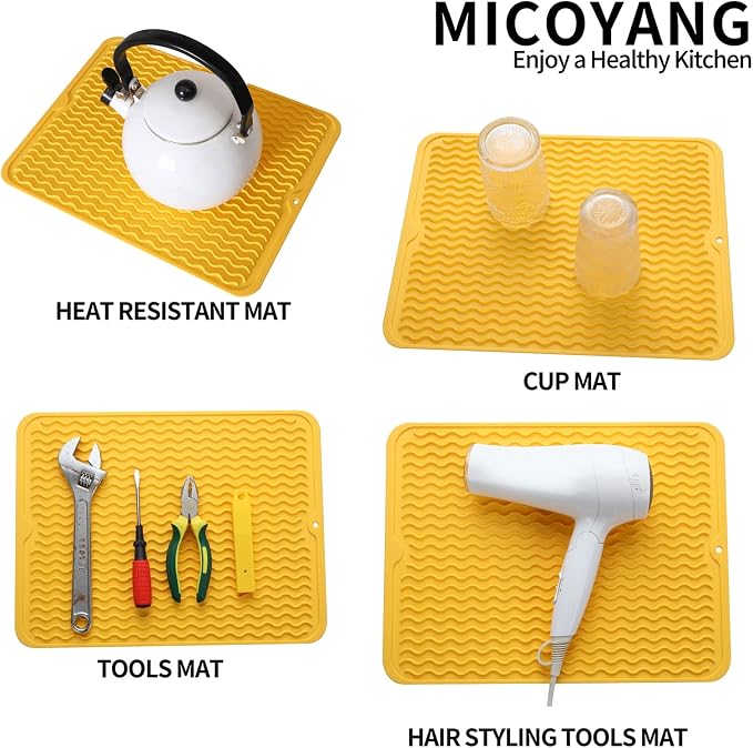 Silicone Dish Drying Mat for Multiple Usage, Easy clean, Eco-friendly, - Image 3