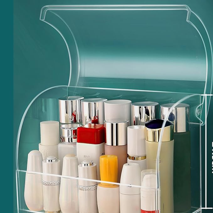 Clear Large Acrylic Makeup Organizer - Image 6