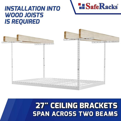 SafeRacks 4x6 Overhead Garage Storage Rack - Image 4