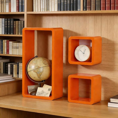 HJZALMI Floating Cube Wall Shelves, - Image 4