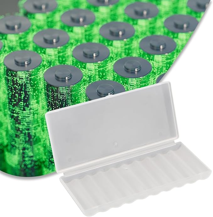 AAA Battery Storage Case Holder Box Battery Plastic Case 10 Slots AA AAA - Image 6