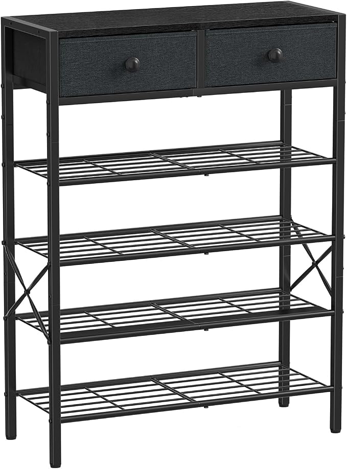 Shoe Rack for Entryway, 5 Tier Shoe Organizer by UNITSTAGE