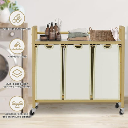 Laundry Hamper, Laundry Basket, Laundry Sorter - Image 6
