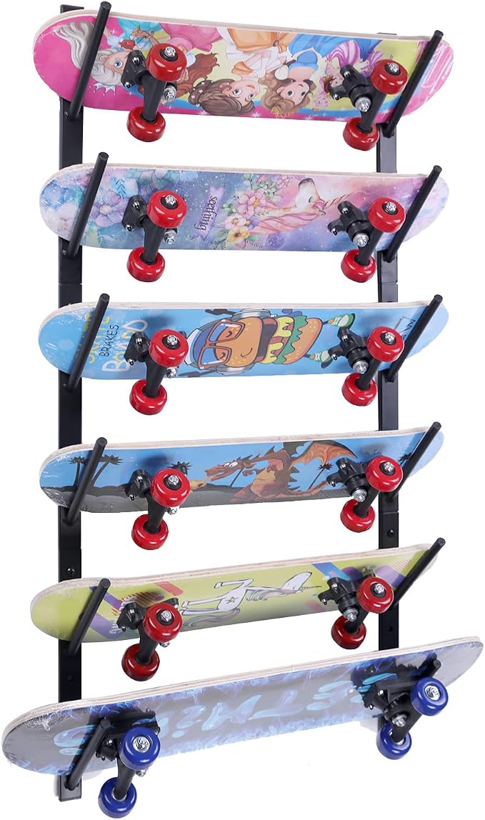 Skateboard Wall Mount, Skate Board Wall Display Hanger Rack, Snowboard Wall by LhysnWeareprofessionalracksellerwith20yearsofexperience