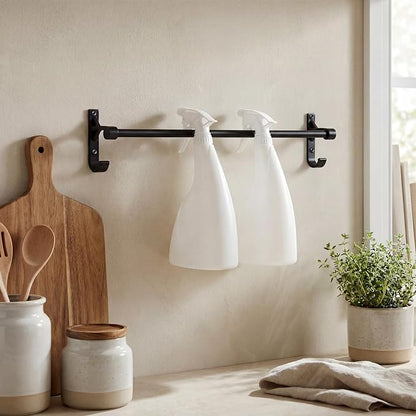 2 Pcs Spray Bottle Holder 6-8 Spray Bottle Organizer Displays Tool Wall Mount - Image 3
