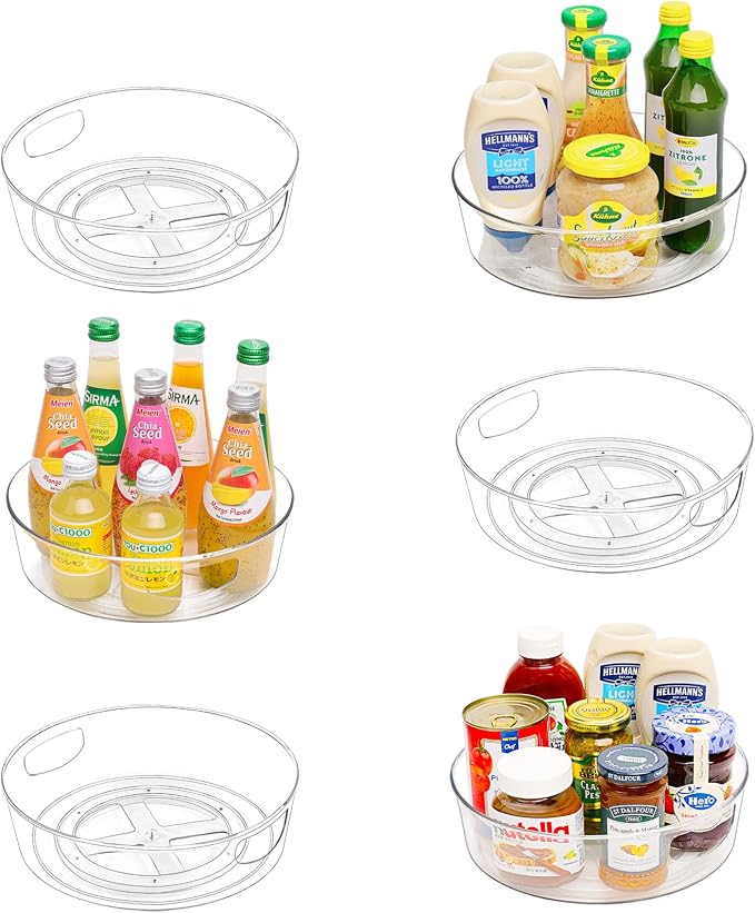 Guzon 6 Pack Lazy Susan Turntable by Guzon