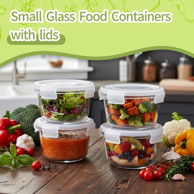 H.JSS WDJS2Cup Glass Soup Container - Image 6