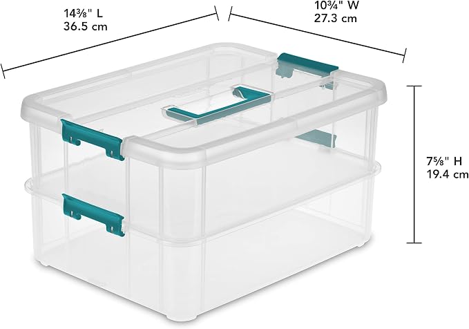 Sterilite 1427CLR Stack & Carry - Image 2