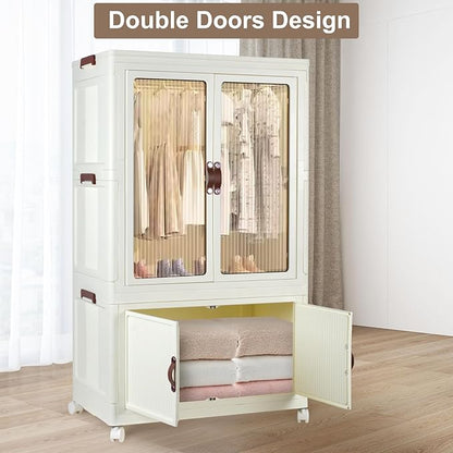 FozsKeylf Stackable Closet Storage Bins, Collapsible Clothes Organizers - Image 5