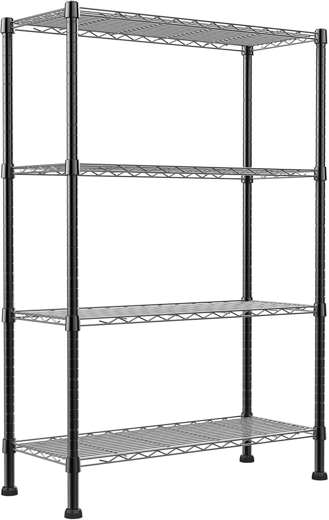 REGILLER 4-Wire Shelving Metal Storage Rack Adjustable Shelves, Standing by REGILLER