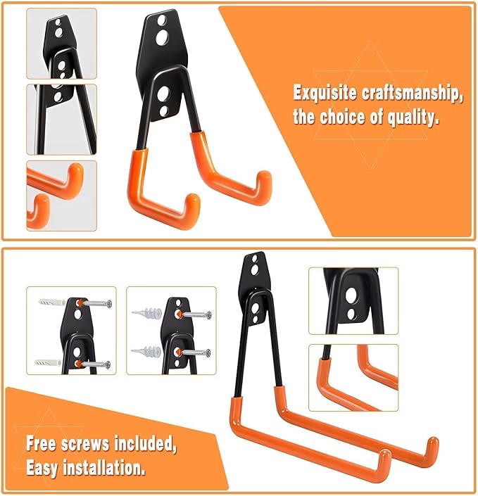 Steel Garage Storage Hooks - Image 6