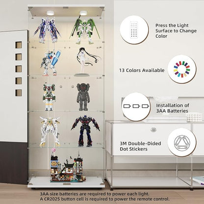 Beauty4U Glass Display Cabinet - Image 8