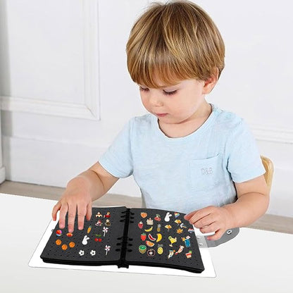 Enamel Pin Display Book with 8 Pages, Portable Pin Trading Book Clear PVC Cover - Image 4