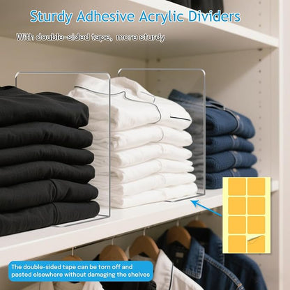 OKPOW Shelf Dividers Closet Organizer - Image 7