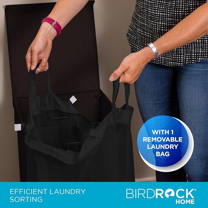 BIRDROCK HOME Single Laundry Hamper - Image 5