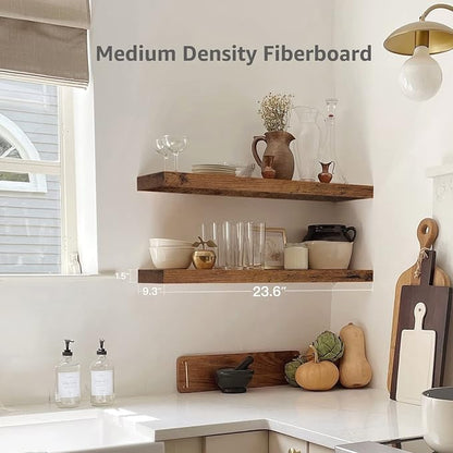 QEEIG Floating Shelves for Wall 23.6" Long - Image 3