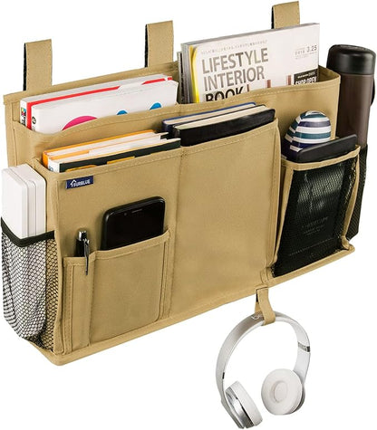 Surblue Bedside Caddy Hanging Bed Organizer Storage Bag Pocket - Image 2