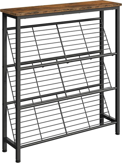 CHOEZON Shoe Rack, 4-Tier Narrow Shoe Storage Shelf, Slim Shoe Rack - Image 9