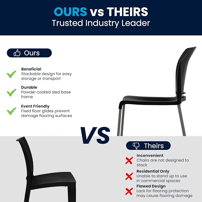 Flash Furniture Hercules Series Contoured Stacking Chairs - Image 7