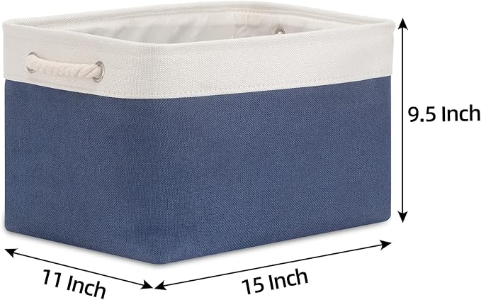 Bidtakay Storage Baskets Collapsible Decorative Storage Bins - Image 8
