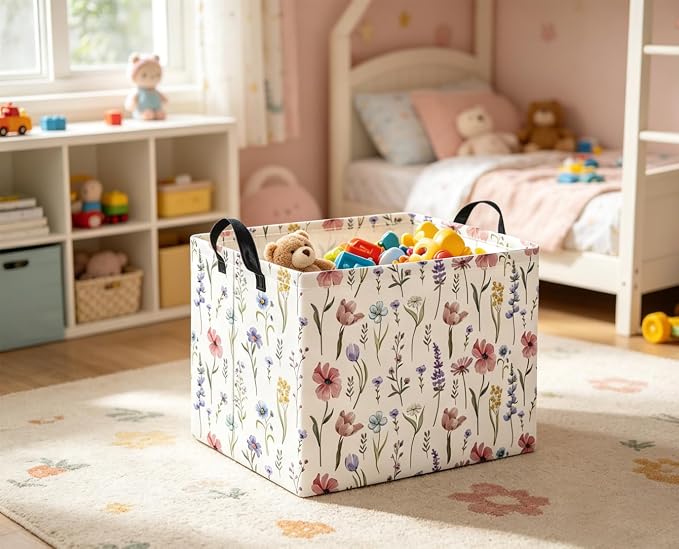 Rectangular Baby Kids Storage Basket - Image 4