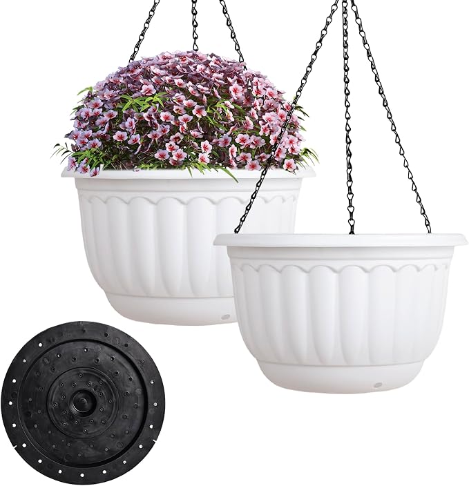 YIKUSH 12 Inch Hanging Planters by YIKUSH