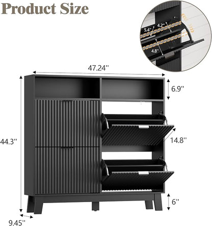 Shoe Cabinet Storage for Entryway - Image 2
