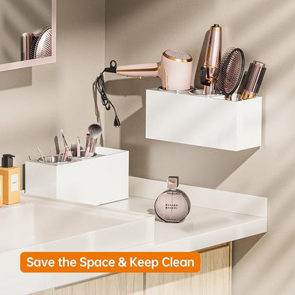 Hair Tool Organizer Acrylic: Hair Dryer Holder Wall Mount - Image 3