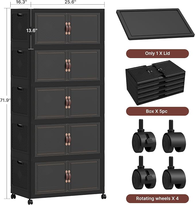 1120QT Extra Large Stackable Storage Bins - Image 2