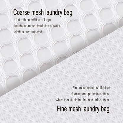 Extra Large Mesh Laundry Bags Washing Bag 6Pack Delicates Bag and Zipper - Image 7