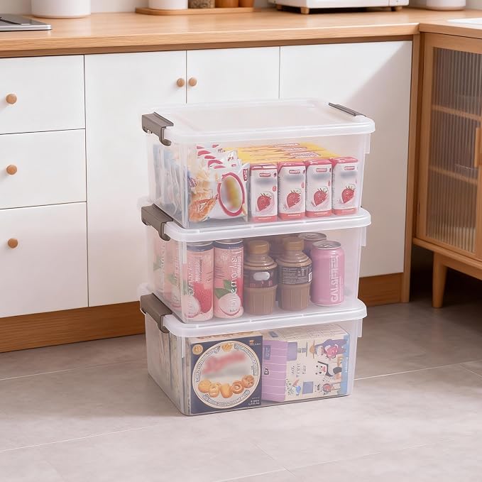 Citylife 17 QT Plastic Storage Bins - Image 5