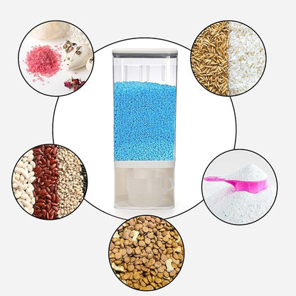 AVLA Rice Dispenser, Wall-Mounted Laundry Detergent Container, Cereal Dry Food - Image 7