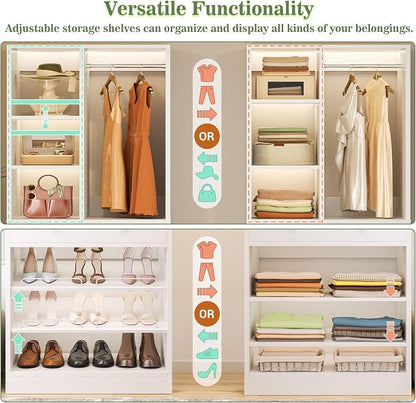 Besiost Closet System, Walk-in Closets Systems, Free Standing Reach in Closet - Image 4