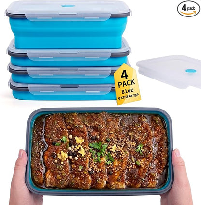 Extra Large Collapsible Food Storage Containers by Annaklin