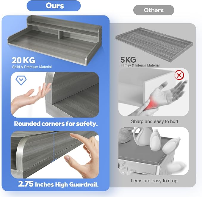 2-Tier Washer and Dryer Countertop - Image 4