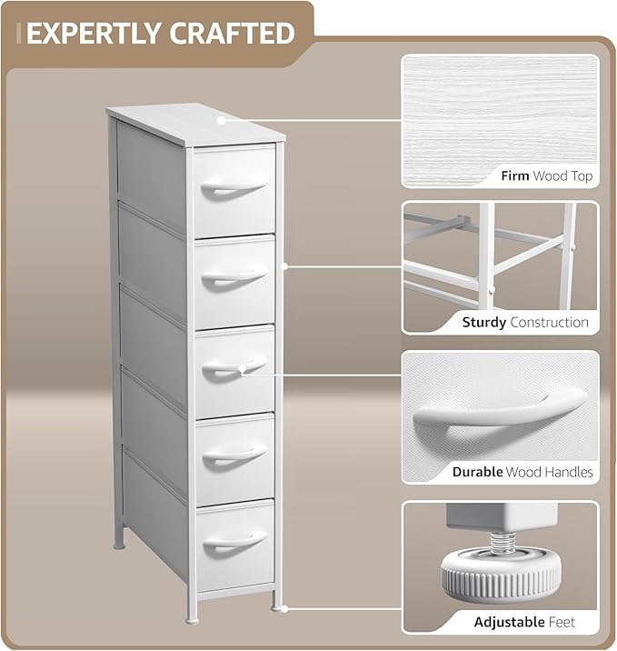 Sorbus Kids Dresser with 5 Drawers - Image 4