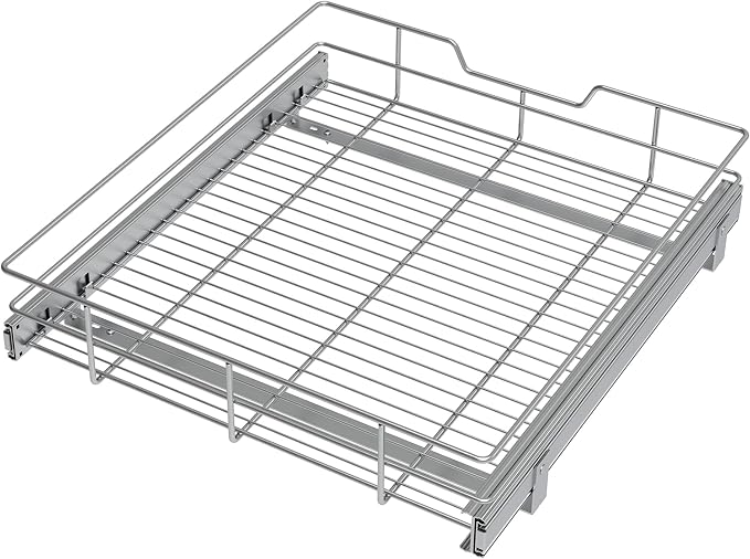 Pull Out Cabinet Organizer 20" W X 17" D, Slide Out Drawers by STORKING