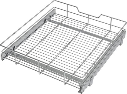 Pull Out Cabinet Organizer 20" W X 17" D, Slide Out Drawers by STORKING