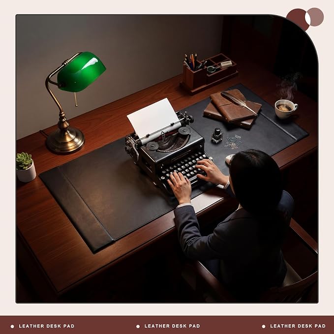 47.2 x 17 Inch Leather Desk Pad Protector - Image 4