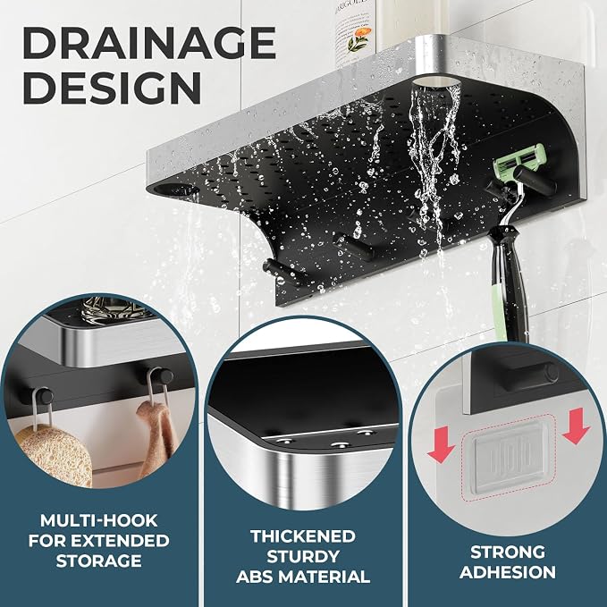 Shower Caddy Adhesive, Shower Shelve - Image 4