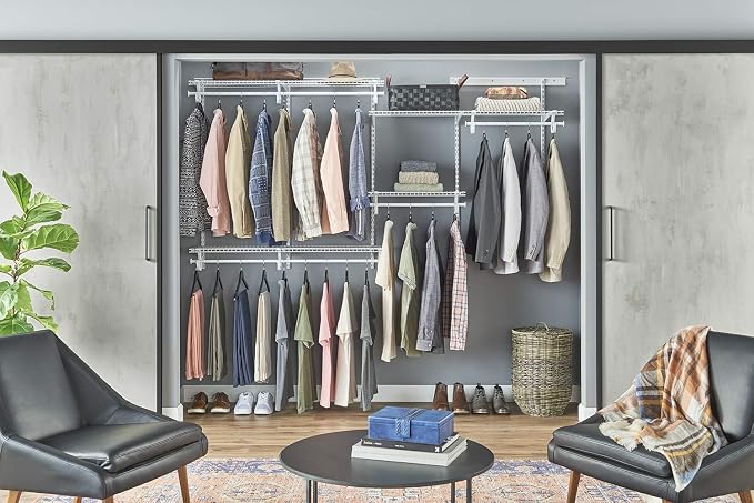 ClosetMaid ShelfTrack Wire Closet Organizer System, Adjustable from 5 to 8 Ft. - Image 10