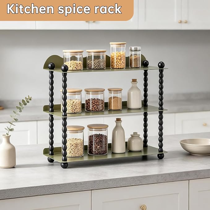 3-Tier Bathroom Counter Organizer, Water Proof Countertop Shelf | Vintage - Image 6