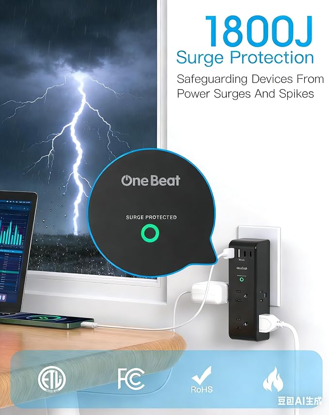 Surge Protector Outlet Extender - Image 5