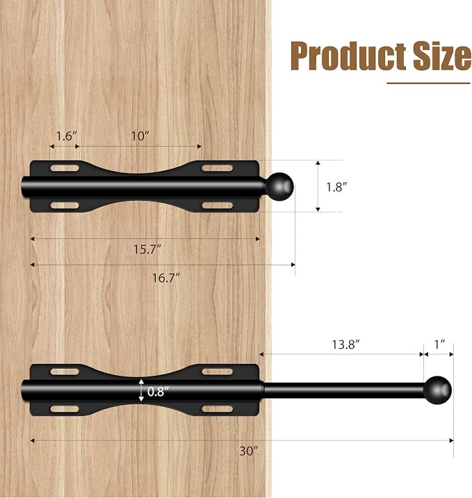 12" Valet Rod For Closet Pull Out Slide Out Adjustable Heavy Duty Valet Rod For - Image 4